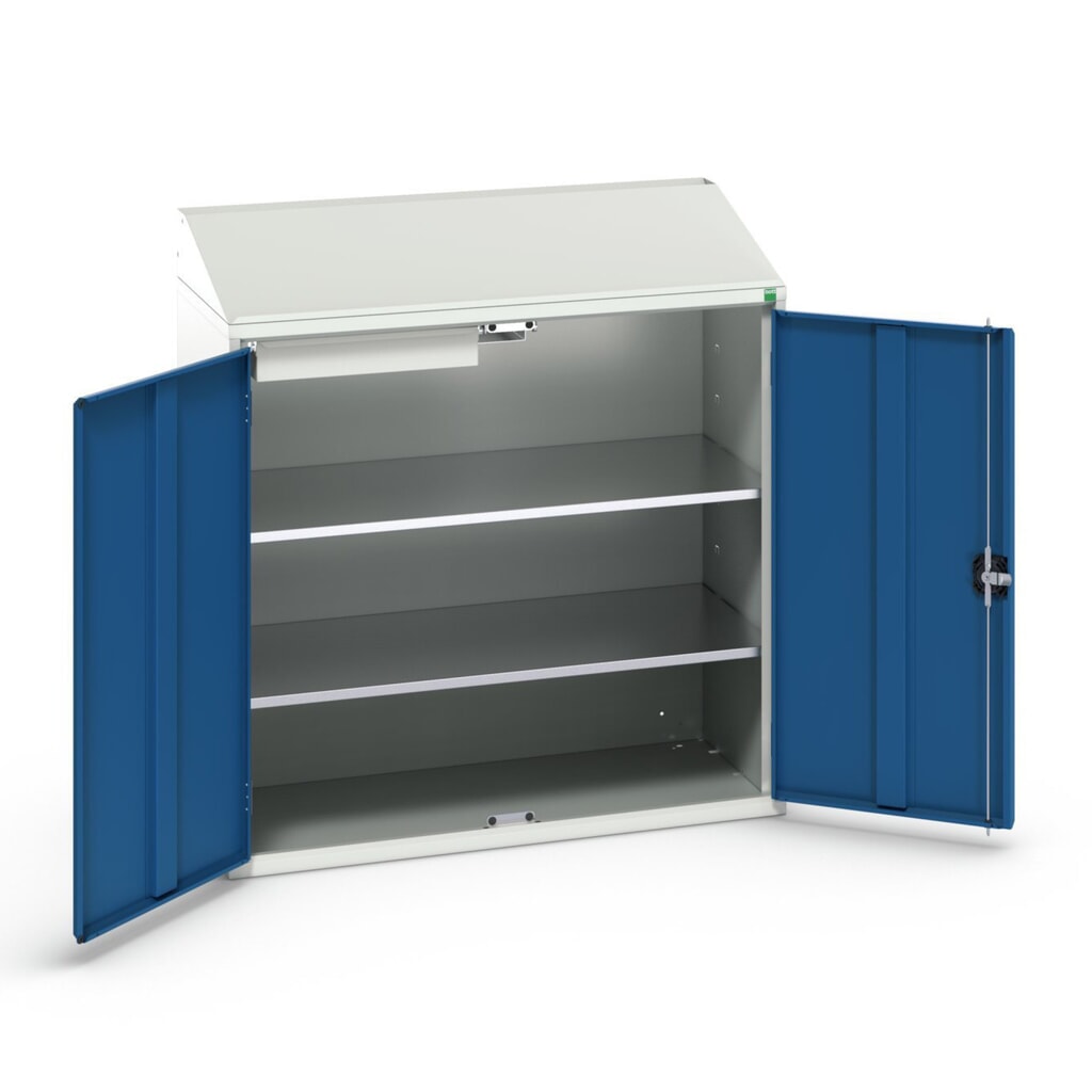 N° de l'image du produit 1 : bott Pupitre verso Economy, avec 2 tablettes et 1 tiroir, lxPxH : 1 050 x 550 x 1 130 mm