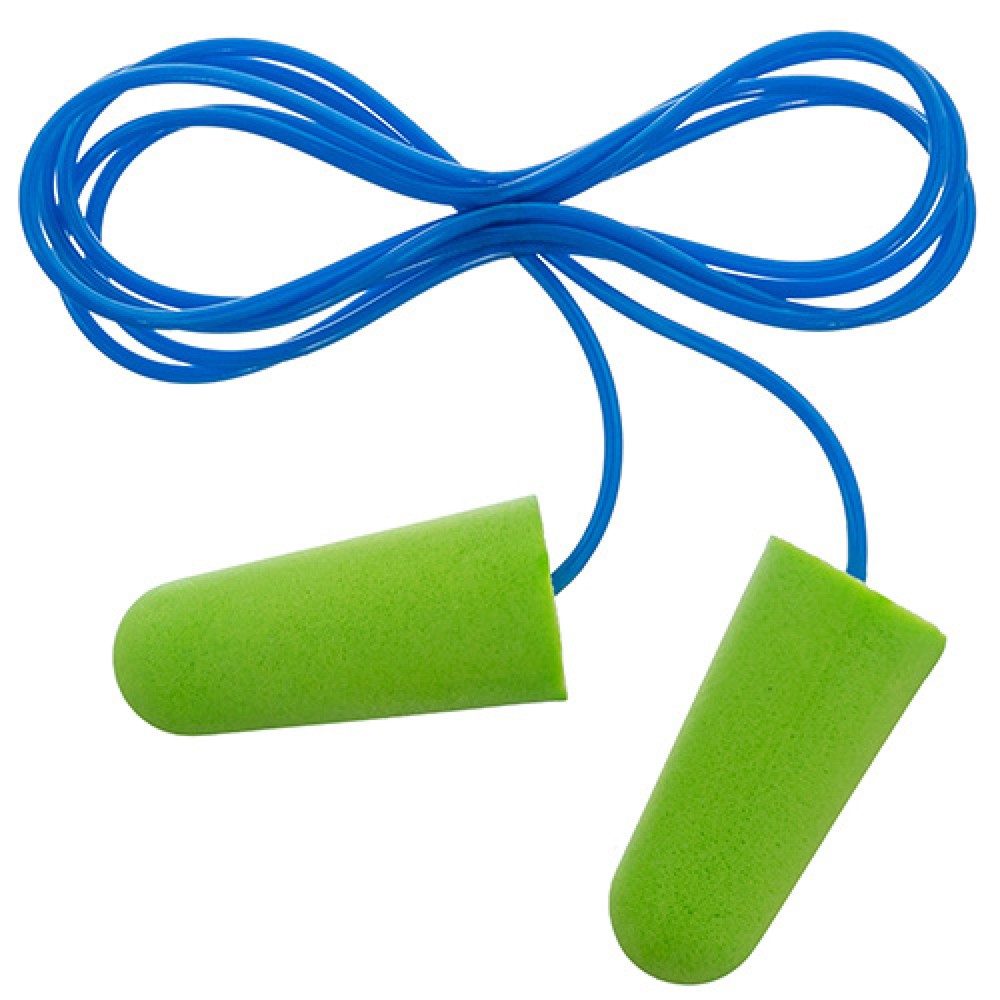 Illustration du produit: Bouchons d’oreilles B-Safety SILENTO UNO, à usage unique, avec cordon, 100 paires/UV
