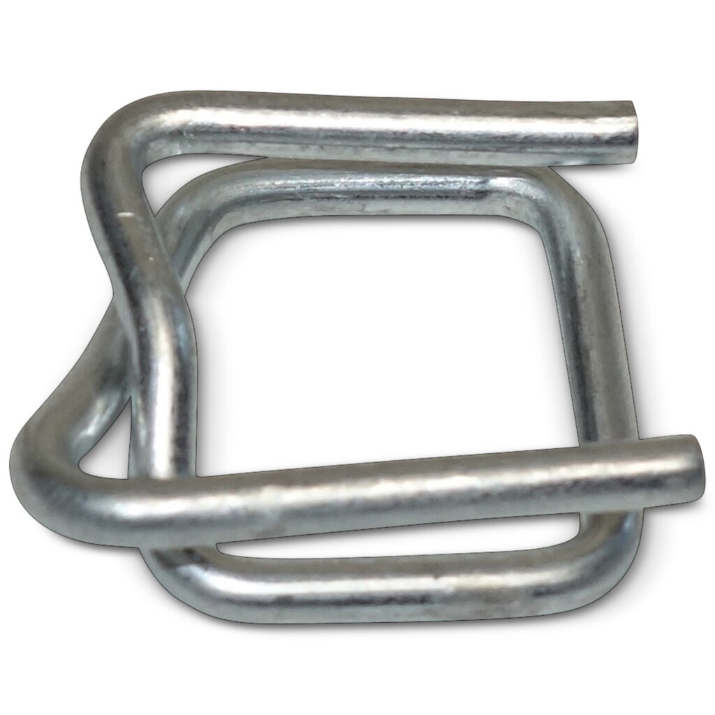 Illustration du produit: Boucles en métal pour feuillard en PET, largeur de feuillard 13 mm, 1.000 pces/unité de vente