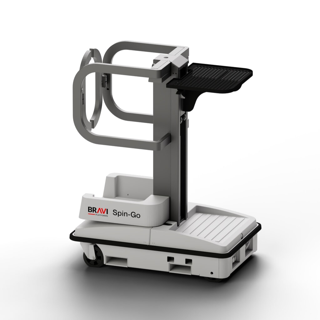 N° de l'image du produit 1 : Nacelle de préparation de commandes Spin-Go de Bravi® Platforms