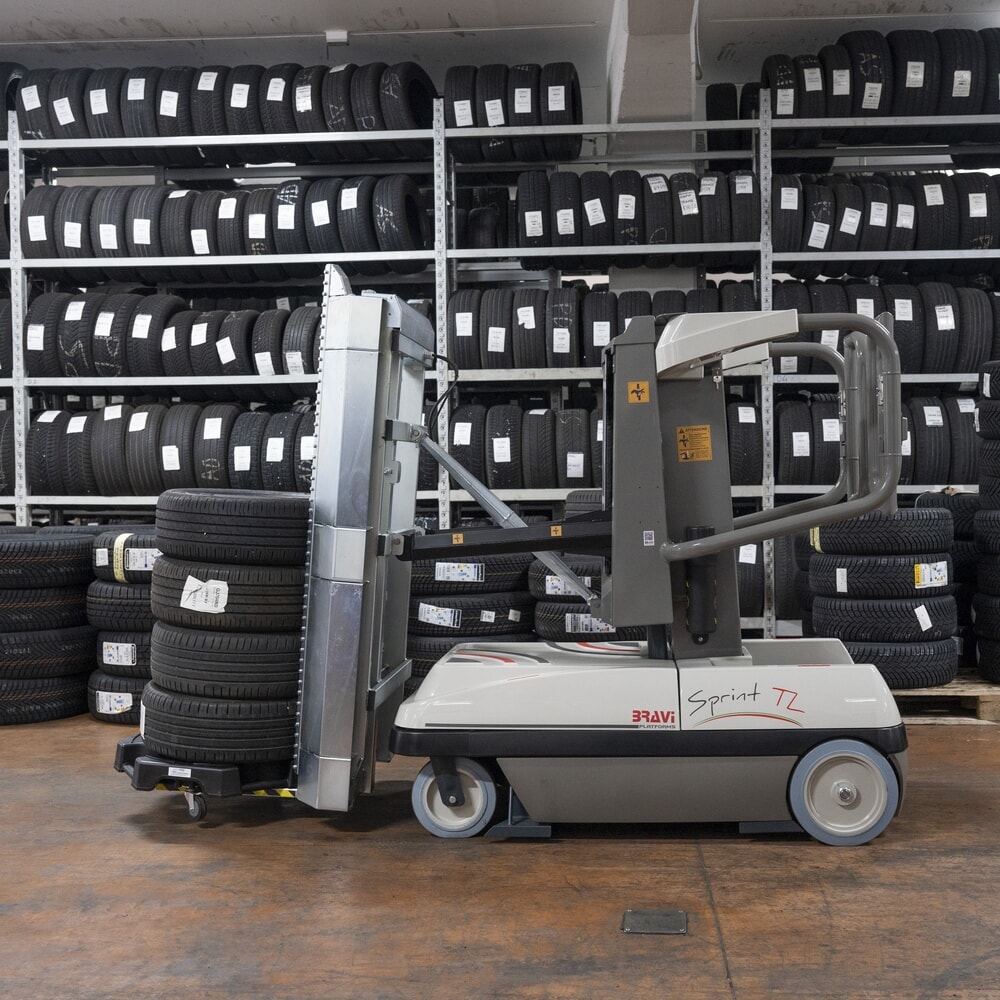 N° de l'image du produit 6 : Nacelle de préparation de commandes de pneus Sprint TL de Bravi® Platforms