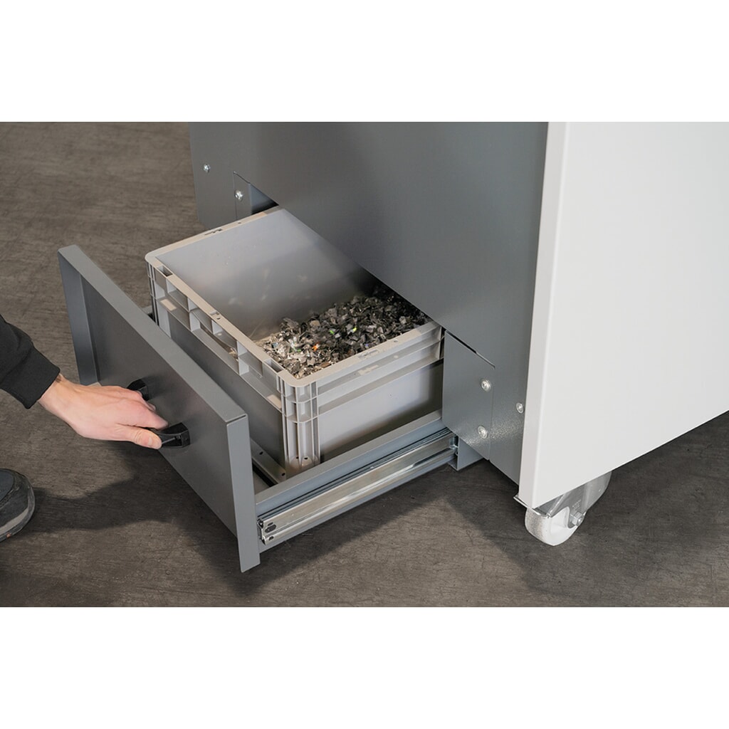 Destructeur de supports de données numériques HSM® StoreEx HDS 230, un seul niveau, coupe en particules 20 x 40-50 mm N° de l'image du produit 5 : Destructeur de supports de données numériques HSM® StoreEx HDS 230, un seul niveau, coupe en particules 20 x 40-50 mm