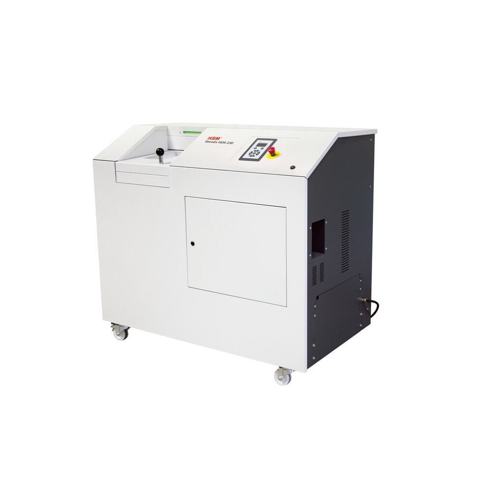 Destructeur de supports de données numériques HSM® StoreEx HDS 230, un seul niveau, coupe en particules 20 x 40-50 mm N° de l'image du produit 2 : Destructeur de supports de données numériques HSM® StoreEx HDS 230, un seul niveau, coupe en particules 20 x 40-50 mm
