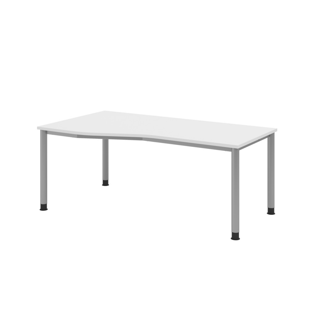 Numéro de l'image du produit 1: Bureau Akzent, bâti à 4 pieds, lxP 1 800 x 1 000 mm, blanc