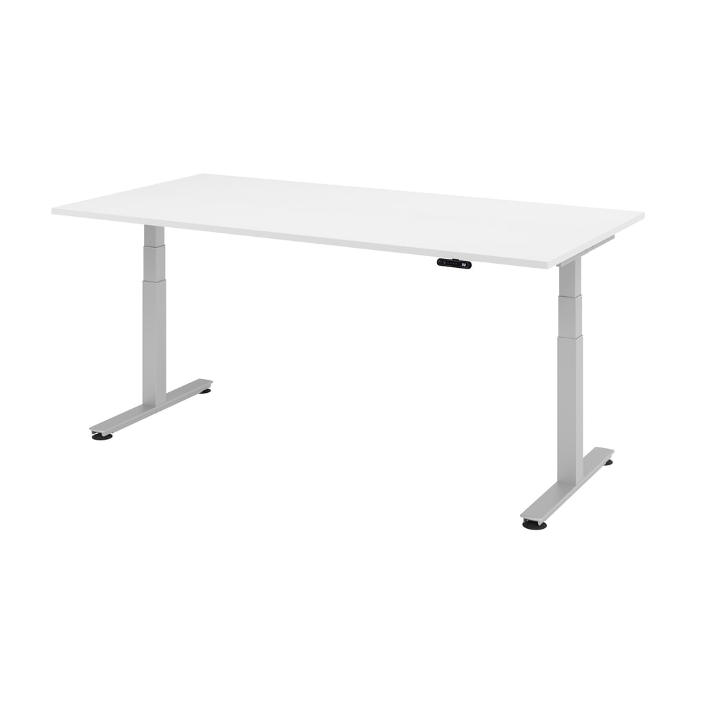 Bureau assis/debout Hammerbacher él.200 x 100 cm blanc Illustration du produit: Bureau assis/debout Hammerbacher él.200 x 100 cm blanc