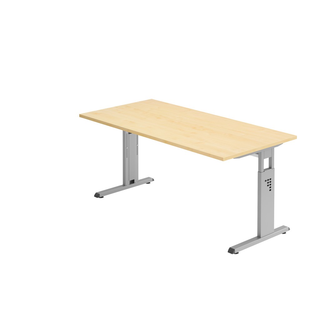 Numéro de l'image du produit 1: Bureau Solid, réglable en hauteur, lxP 1 600 x 800 mm, érable
