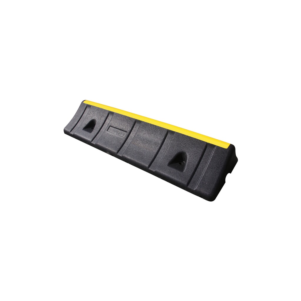 Butée de parking Heavy Duty, noire, HxlxP 150 x 1 000 x 300 mm Illustration du produit: Butée de parking Heavy Duty, noire, HxlxP 150 x 1 000 x 300 mm