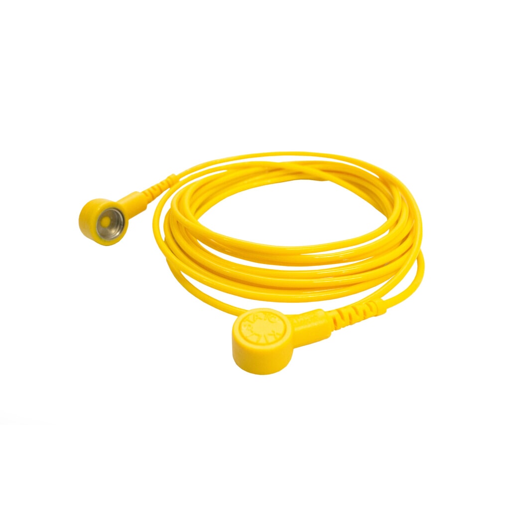 COBA Câble de mise à la terre pour tapis de sol COBA ESD, longueur 3,0 m Illustration du produit: COBA Câble de mise à la terre pour tapis de sol COBA ESD, longueur 3,0 m