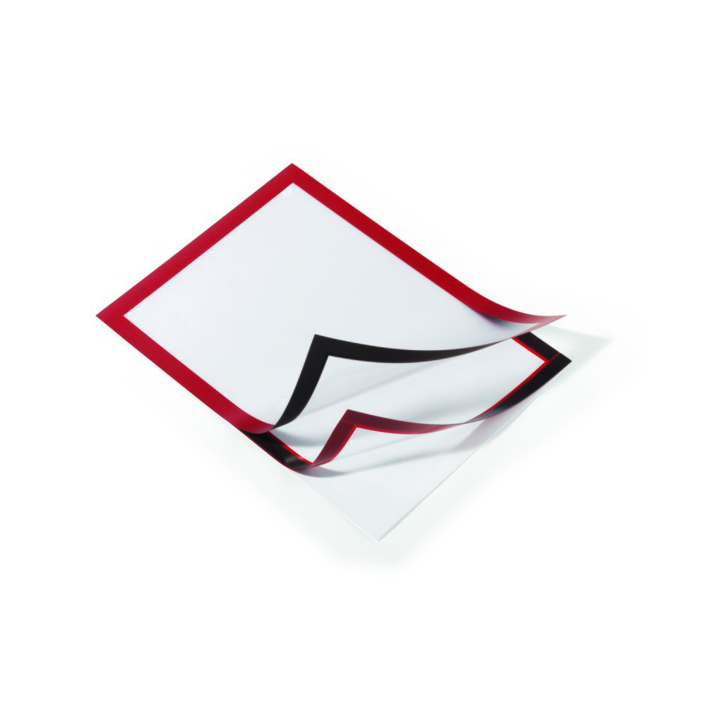 Numéro de l'image du produit 10: Cadre d’information DURABLE DURAFRAME®, autocollant, DIN A4, rouge