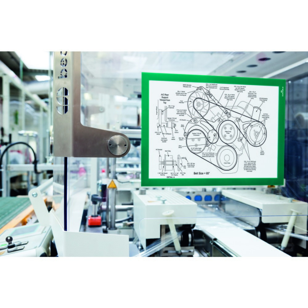 Numéro de l'image du produit 7: Cadre d’information DURABLE DURAFRAME®, autocollant, DIN A4, vert