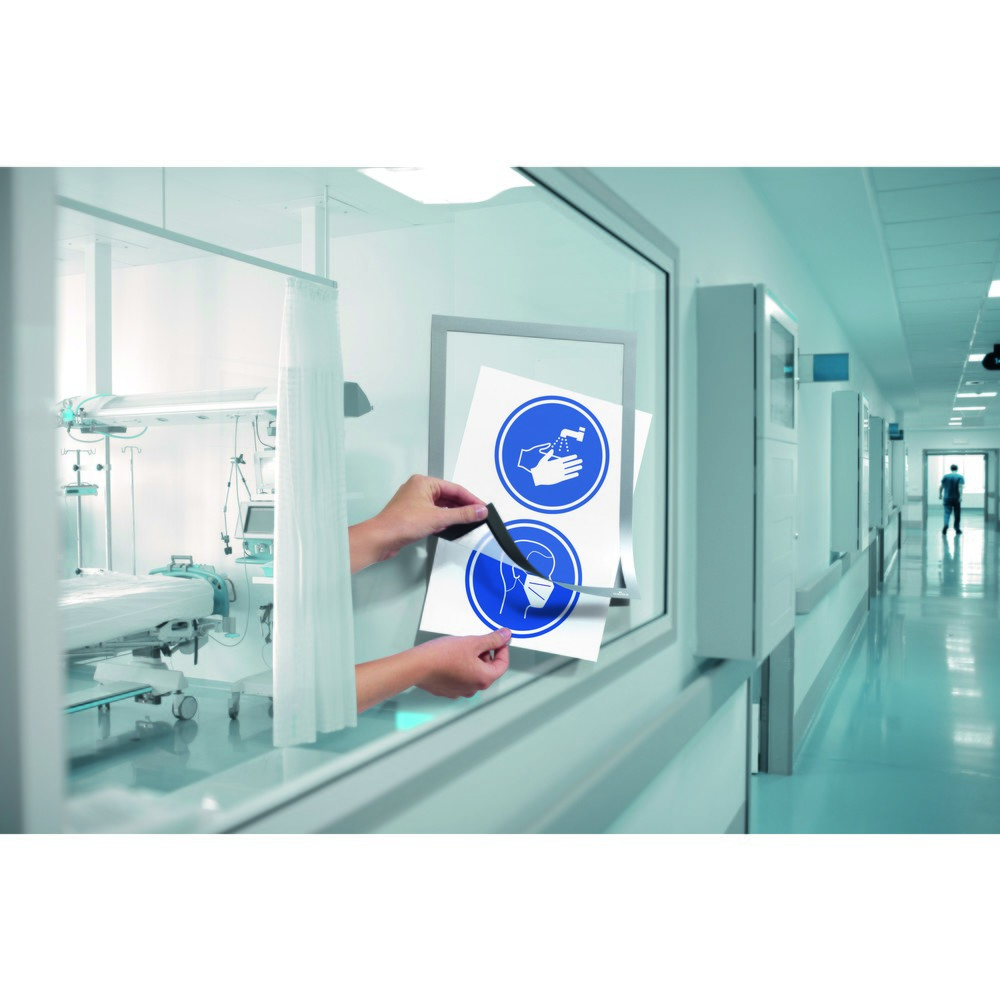 Numéro de l'image du produit 9: Cadre d’information DURABLE DURAFRAME®, autocollant, DIN A4, bleu foncé