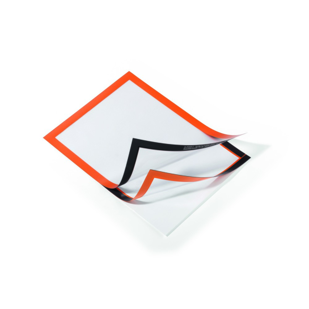 Numéro de l'image du produit 6: Cadre d’information DURABLE DURAFRAME®, autocollant, DIN A4, orange