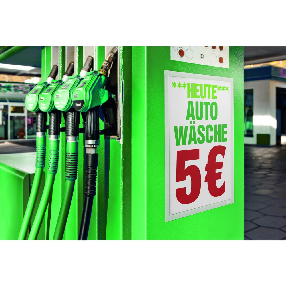 N° de l'image du produit 10 : Cadre d’information DURABLE DURAFRAME®, autocollant, DIN A3, argent métallisé