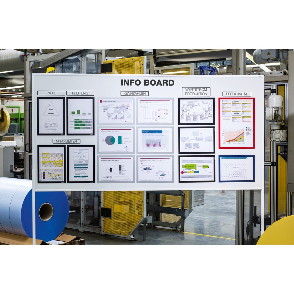 N° de l'image du produit 1 : Cadre magnétique DURABLE DURAFRAME®, DIN A4, noir