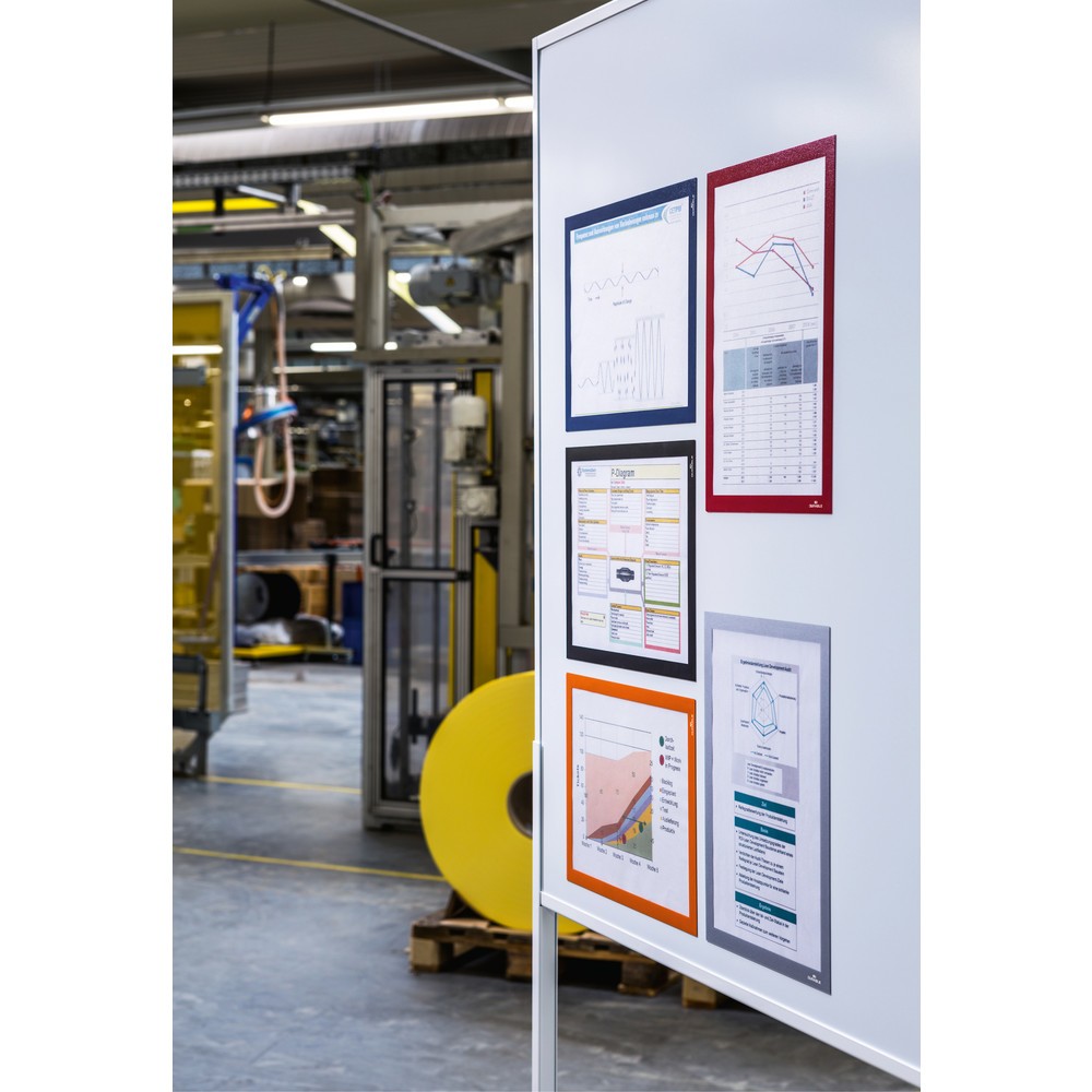 Numéro de l'image du produit 1: Cadre magnétique DURABLE DURAFRAME®, DIN A4, orange
