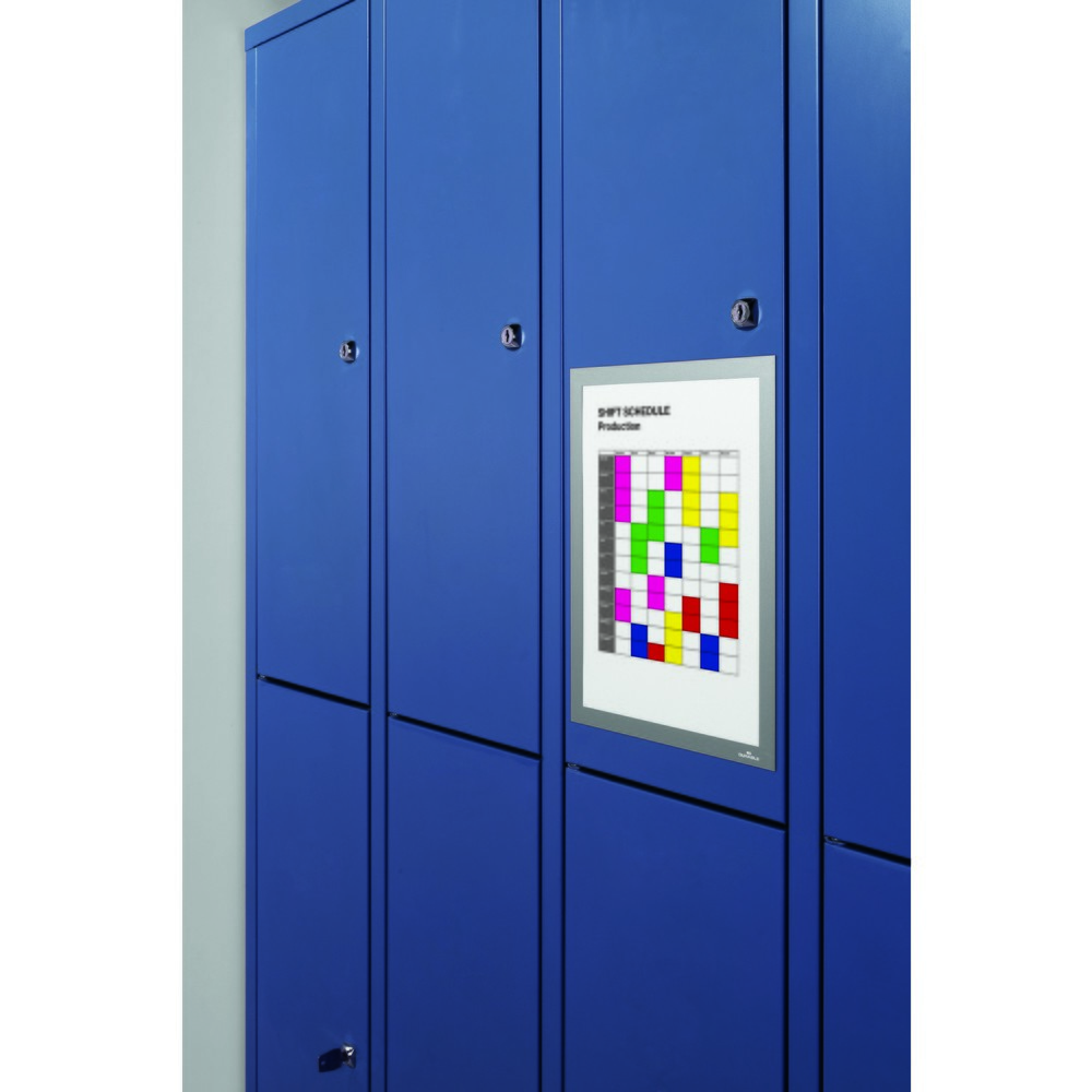 Numéro de l'image du produit 2: Cadre magnétique DURABLE DURAFRAME®, DIN A4, argent métallisé