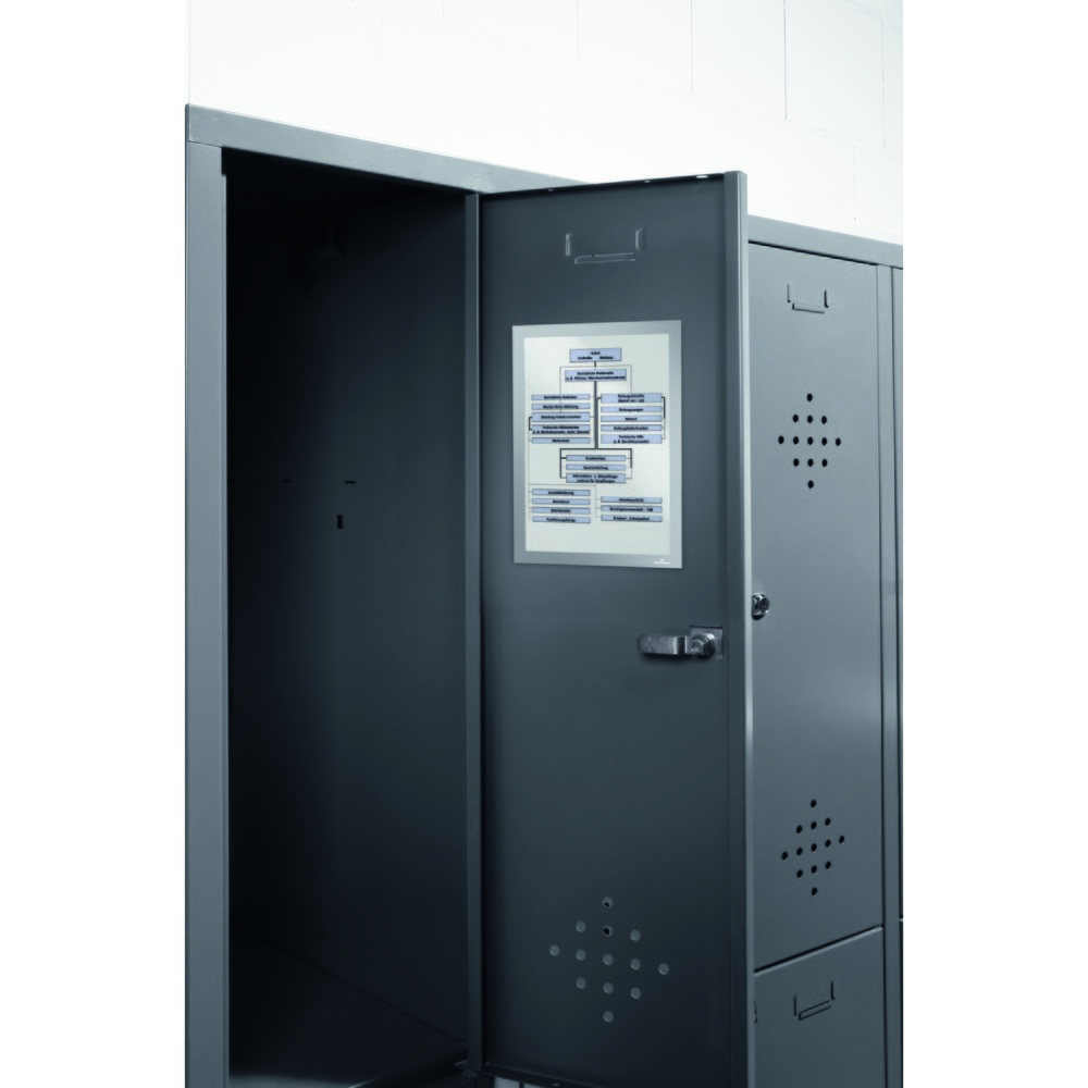 Numéro de l'image du produit 6: Cadre magnétique DURABLE DURAFRAME®, DIN A4, argent métallisé