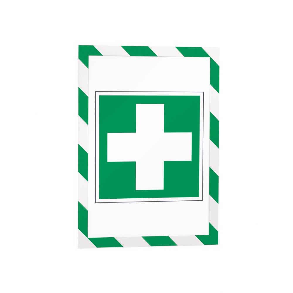 Numéro de l'image du produit 4: Cadre magnétique DURABLE DURAFRAME® Security, DIN A4, vert / blanc