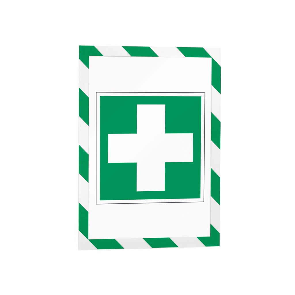N° de l'image du produit 5 : Cadre magnétique DURABLE DURAFRAME® Security, DIN A4, vert / blanc