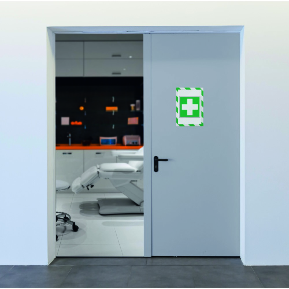 Numéro de l'image du produit 5: Cadre magnétique DURABLE DURAFRAME® Security, DIN A4, vert / blanc