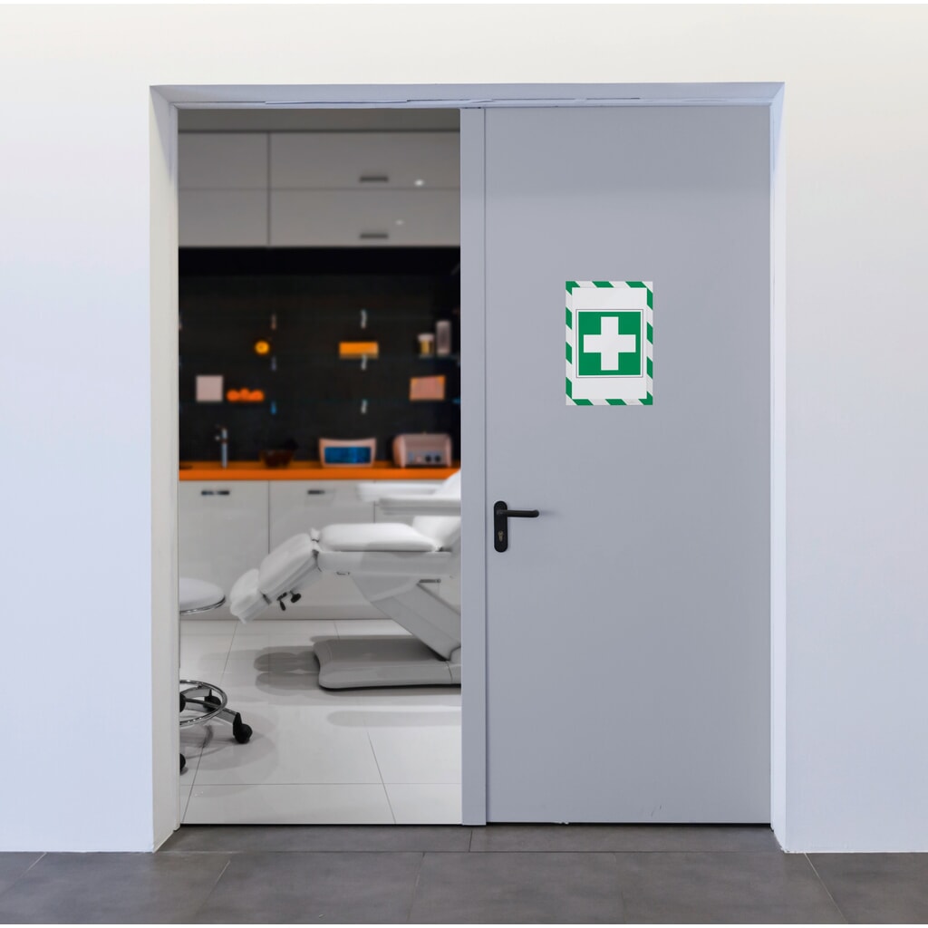 Cadre magnétique DURABLE DURAFRAME® Security, DIN A4, vert / blanc N° de l'image du produit 6 : Cadre magnétique DURABLE DURAFRAME® Security, DIN A4, vert / blanc