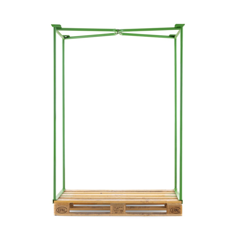 Numéro de l'image du produit 3: Cadre rehausseur grillagé ouvert BASIC, H x l x P 1 600 x 1 200 x 800 mm, vert mai