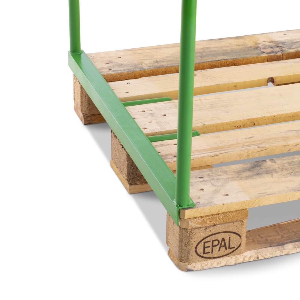 Numéro de l'image du produit 4: Cadre rehausseur grillagé ouvert BASIC, H x l x P 1 600 x 1 200 x 800 mm, vert mai