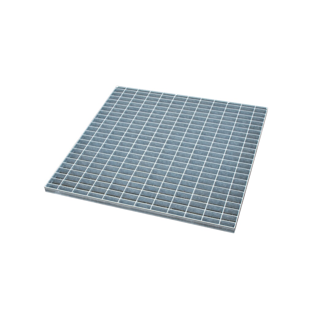 Caillebotis pour bac collecteur en acier inoxydable, galvanisé, l x P 800 x 800 mm Illustration du produit: Caillebotis pour bac collecteur en acier inoxydable, galvanisé, l x P 800 x 800 mm