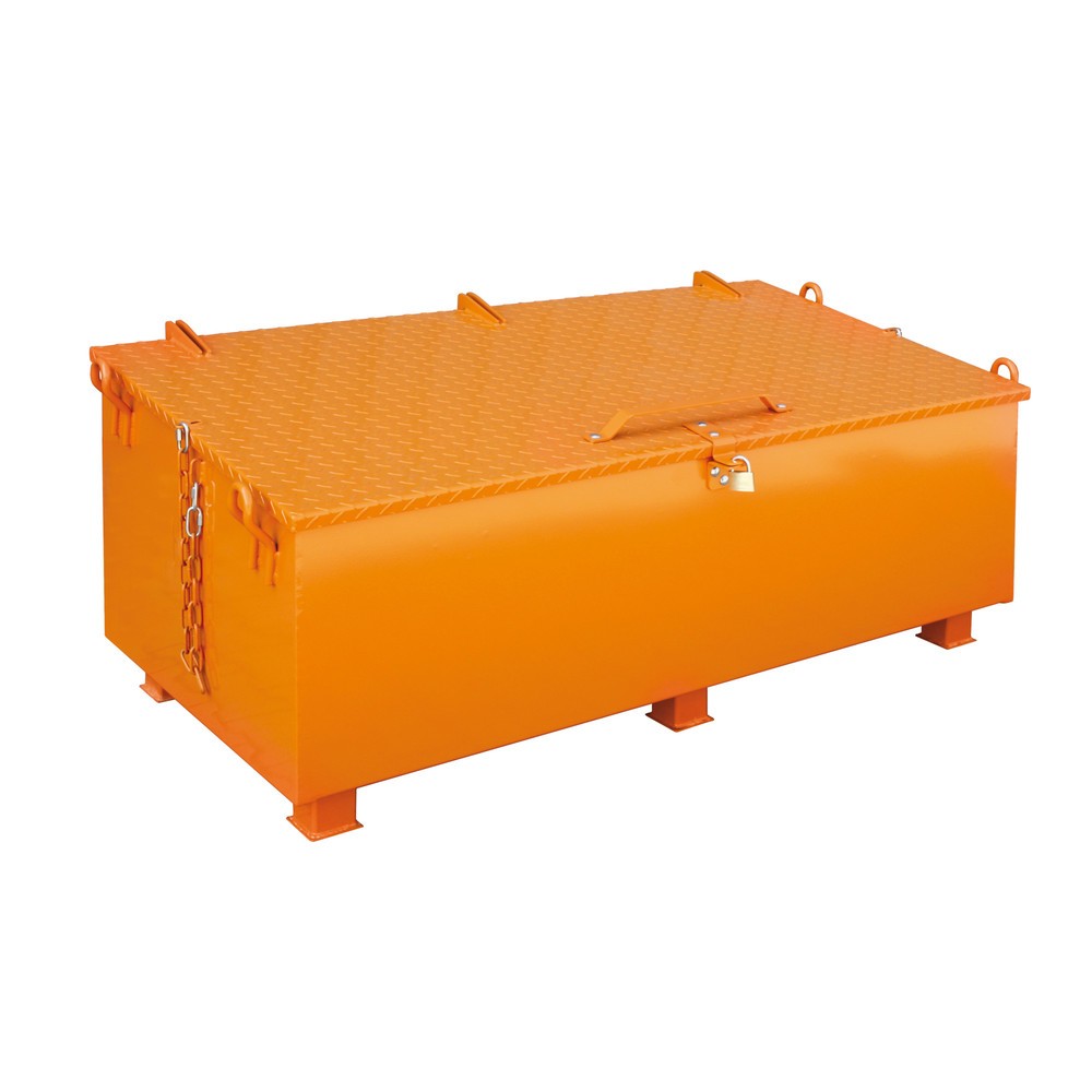 Numéro de l'image du produit 1: Caisse à outils Eichinger®, acier, 300 kg, 300 litres, orangé pur