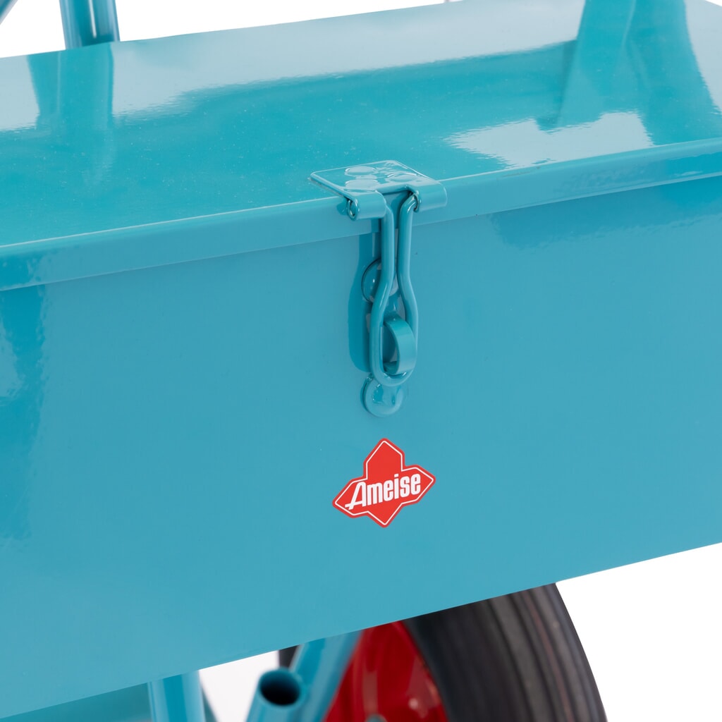 N° de l'image du produit 3 : Caisse à outils pour diable pour bouteilles en acier Ameise® 2 bouteilles, vide, couvercle verrouillable, HxlxP 155 x 460 x 210 mm