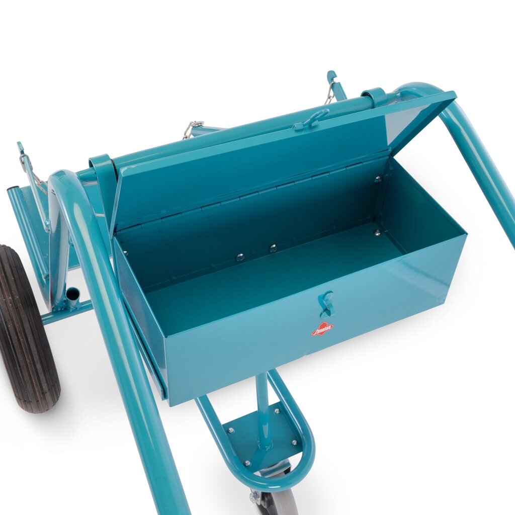 Caisse à outils pour diable pour bouteilles en acier Ameise® 2 bouteilles, vide, couvercle verrouillable, HxlxP 155 x 460 x 210 mm N° de l'image du produit 7 : Caisse à outils pour diable pour bouteilles en acier Ameise® 2 bouteilles, vide, couvercle verrouillable, HxlxP 155 x 460 x 210 mm