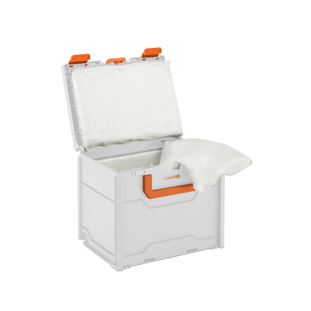 Caisse de protection contre les incendies du système de batterie CEMO Li-SAFE 3-S N° de l'image du produit 2 : Caisse de protection contre les incendies du système de batterie CEMO Li-SAFE 3-S