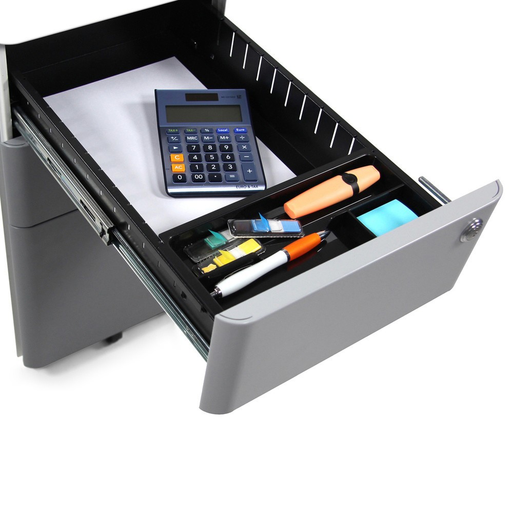 Numéro de l'image du produit 4: Caisson à roulettes hjh OFFICE COLOR I métal, blanc / gris