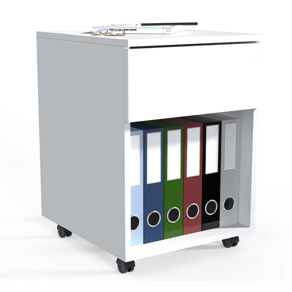 Illustration du produit: Caisson à roulettes VCM Dalosa 45 1-SB, blanc
