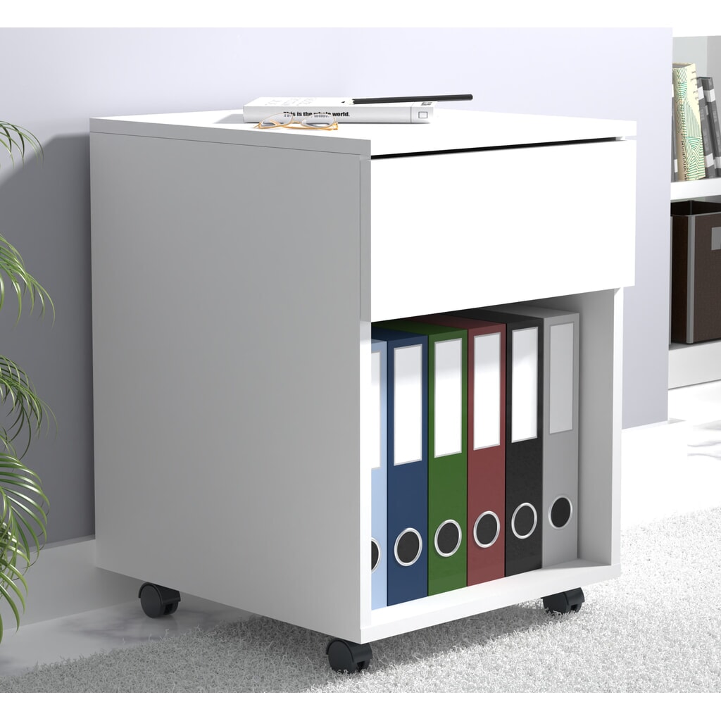 N° de l'image du produit 2 : Caisson à roulettes VCM Dalosa 45 1-SB, blanc
