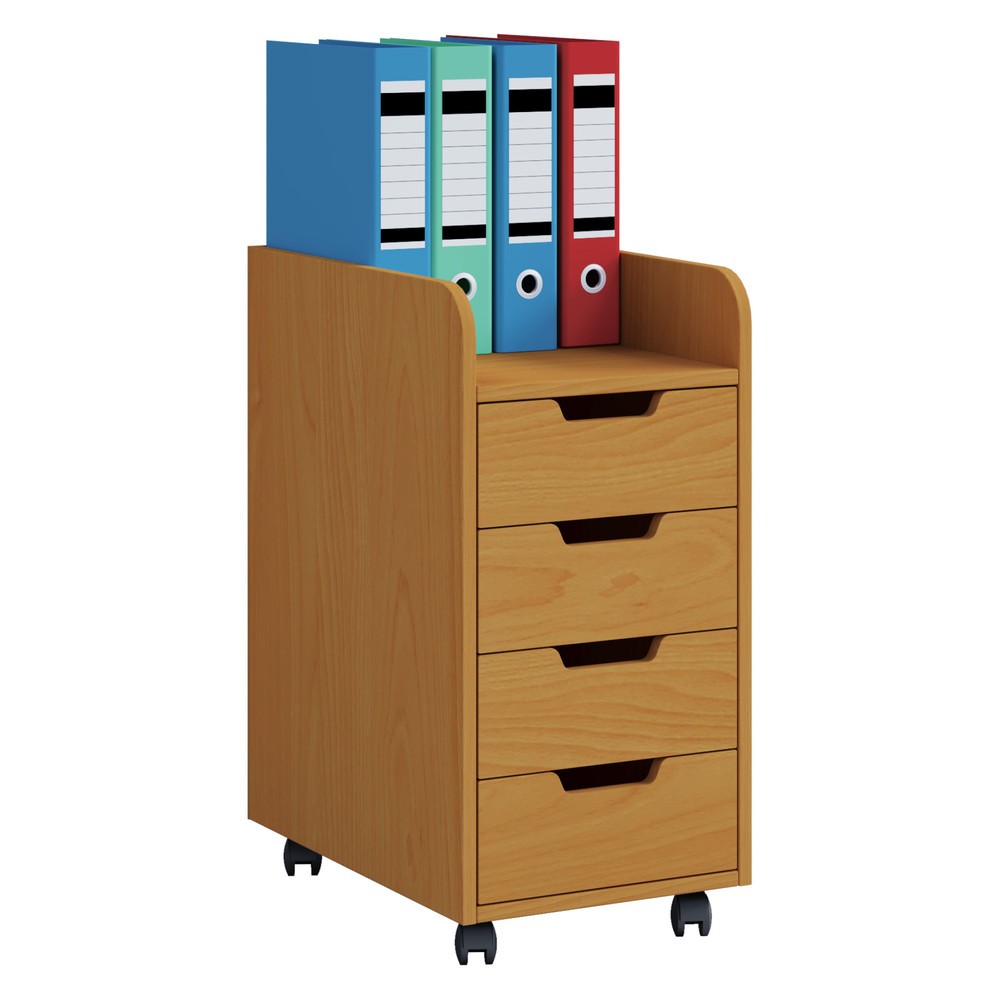 Numéro de l'image du produit 1: Caisson à roulettes Konal Mini, hêtre