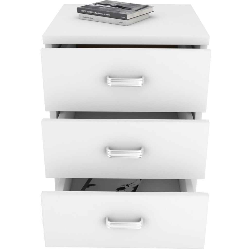 Caisson à roulettes VCM Tobila, blanc N° de l'image du produit 5 : Caisson à roulettes VCM Tobila, blanc