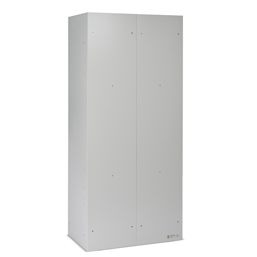 Numéro de l'image du produit 10: Casier au sol Steinbock®, à 2 niveaux, 4 compartiments, fermeture à pêne tournant, HxlxP 1 800 x 800 x 500 mm, gris clair / gris anthracite