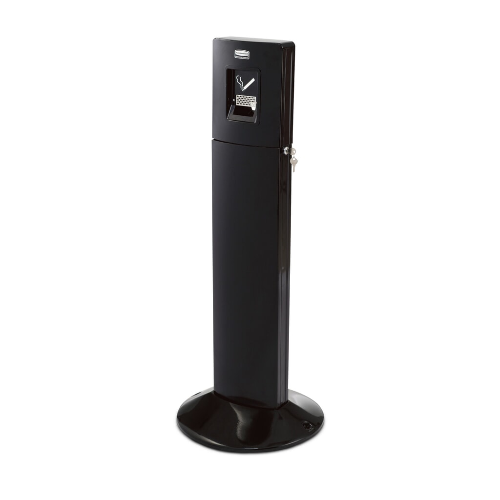 Cendrier sur pied Metropolitan Smokers' Station, noir Illustration du produit: Cendrier sur pied Metropolitan Smokers' Station, noir