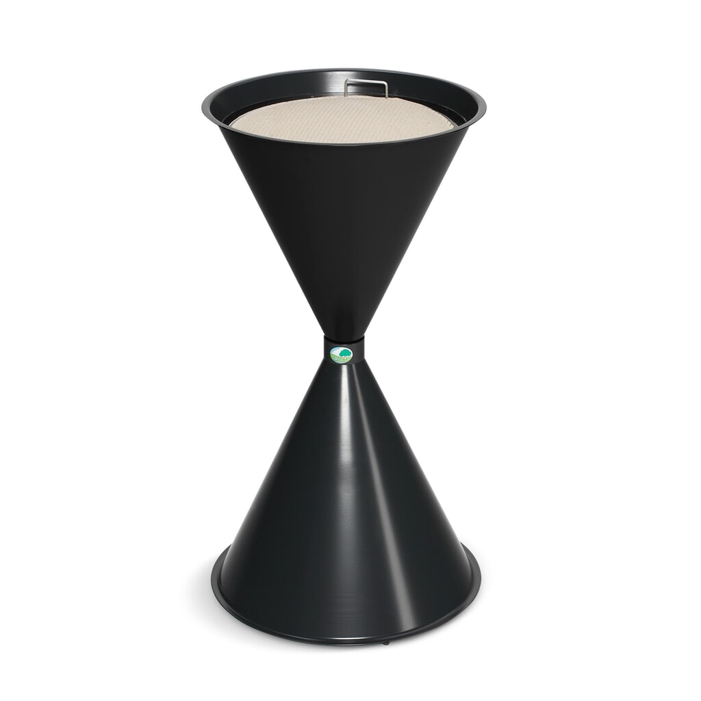 Cendrier VAR® CLASSIC, acier, anthracite Illustration du produit: Cendrier VAR® CLASSIC, acier, anthracite