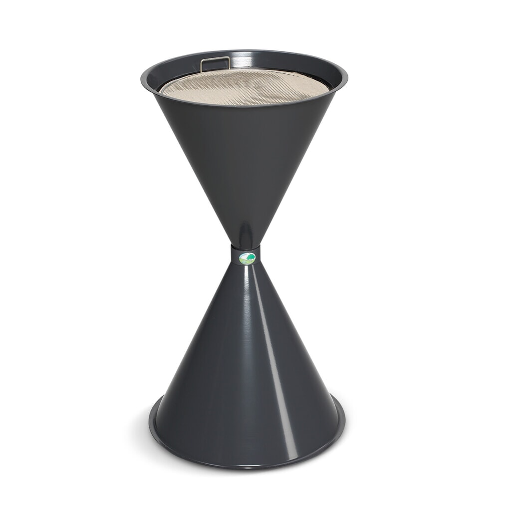 Cendrier VAR® CLASSIC, acier, graphite Illustration du produit: Cendrier VAR® CLASSIC, acier, graphite