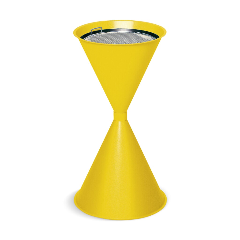 Cendrier VAR® CLASSIC, acier, jaune signalisation Illustration du produit: Cendrier VAR® CLASSIC, acier, jaune signalisation