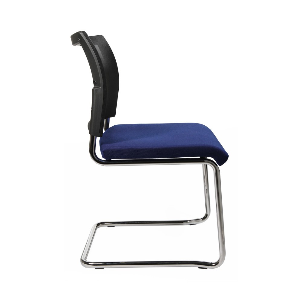 N° de l'image du produit 3 : Chaise cantilever Topstar® New Age avec dossier resille, bleu