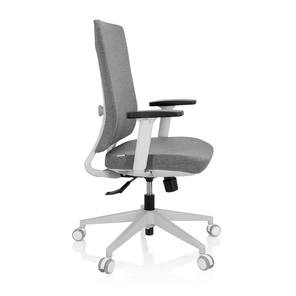 N° de l'image du produit 7 : Chaise de bureau / chaise pivotante hjh OFFICE COMFIO WP tissu, gris