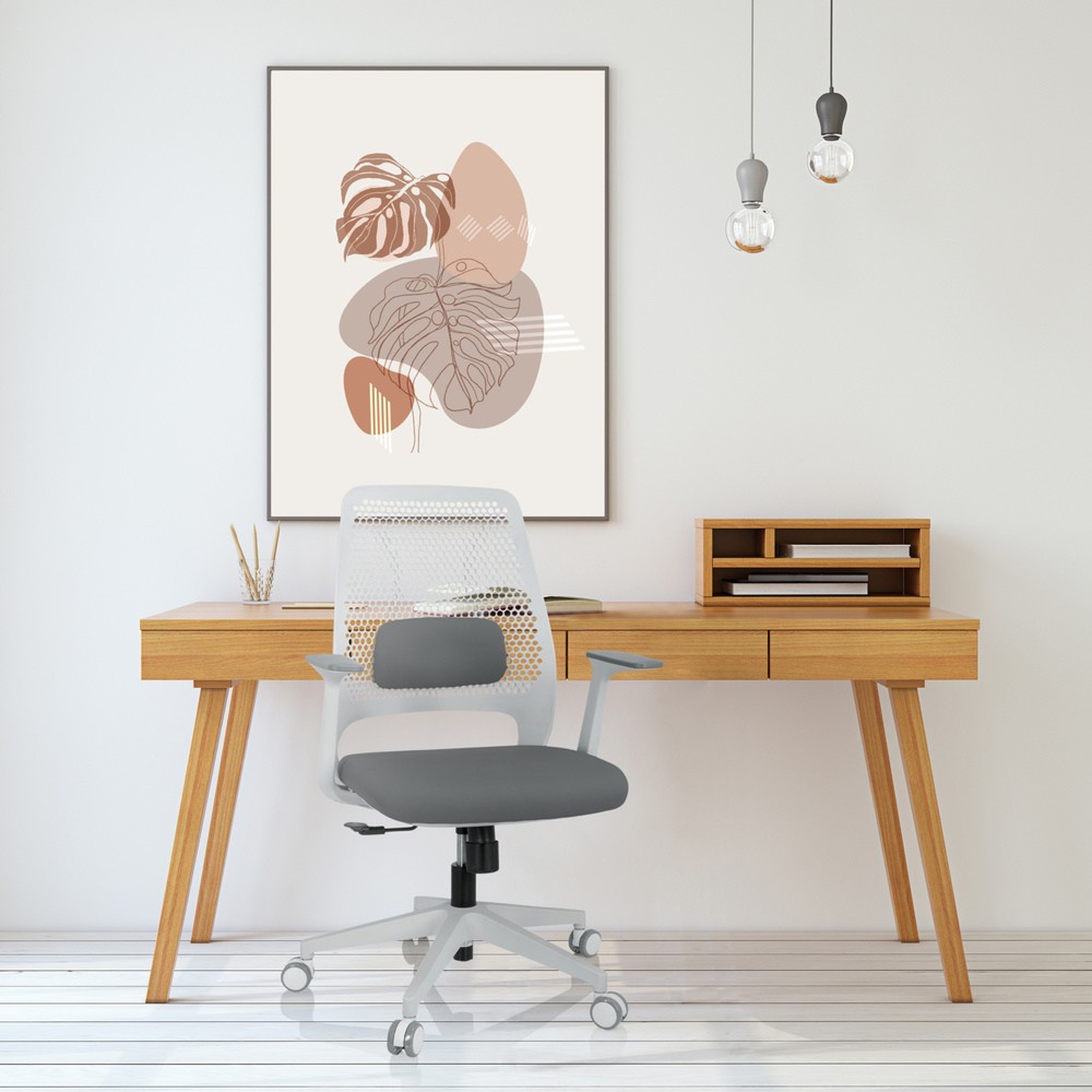 Numéro de l'image du produit 6: Chaise de bureau / chaise pivotante hjh OFFICE PARFERIO W tissu, gris