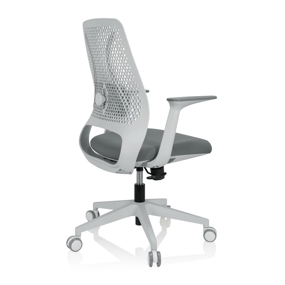 Numéro de l'image du produit 9: Chaise de bureau / chaise pivotante hjh OFFICE PARFERIO W tissu, gris