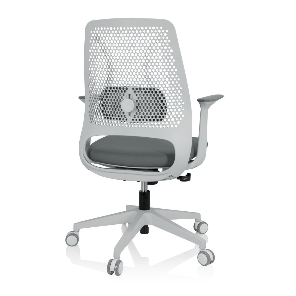 Numéro de l'image du produit 10: Chaise de bureau / chaise pivotante hjh OFFICE PARFERIO W tissu, gris