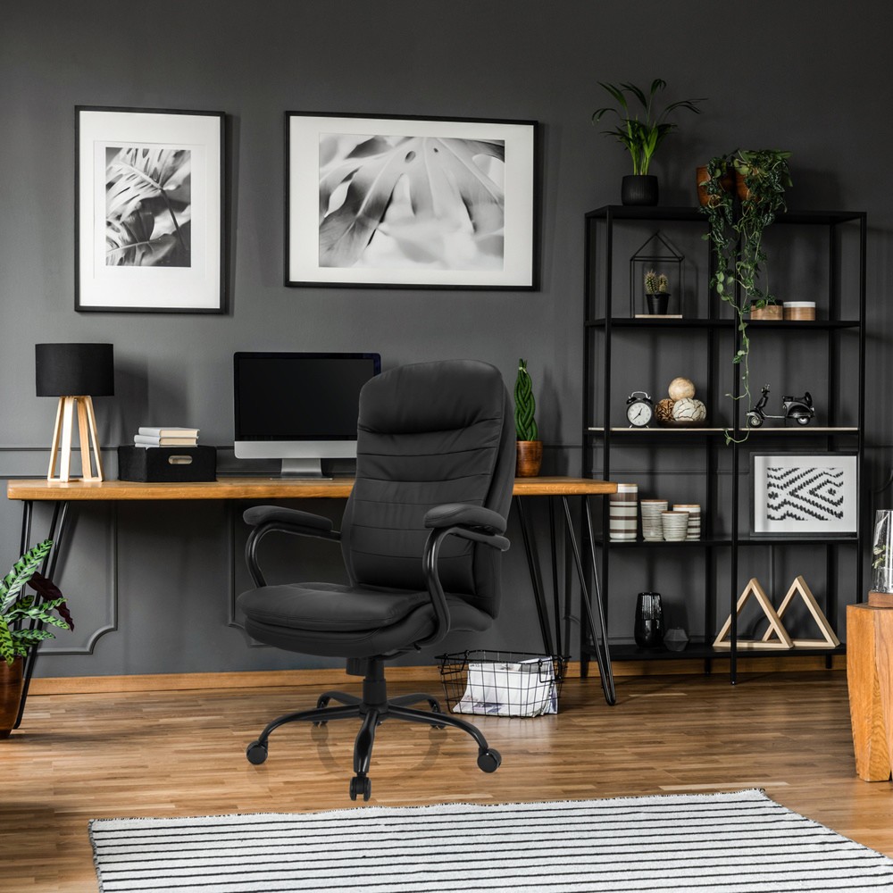 Numéro de l'image du produit 4: Chaise de bureau / fauteuil de direction hjh OFFICE RELAX XXL B PU, noir