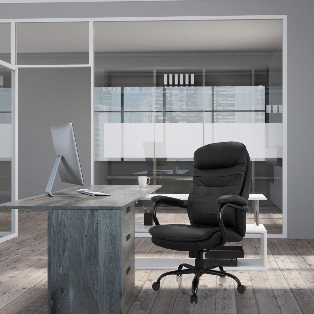 Numéro de l'image du produit 6: Chaise de bureau / fauteuil de direction hjh OFFICE RELAX XXL B PU, noir