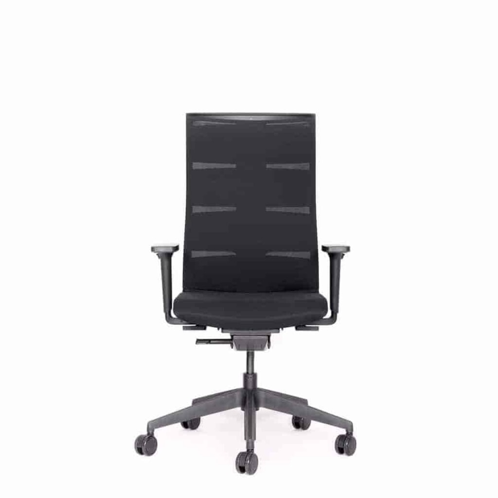 Chaise de bureau lento agilis matrix MT12, 100 % polyester, noir Illustration du produit: Chaise de bureau lento agilis matrix MT12, 100 % polyester, noir